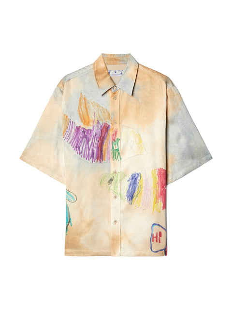 CARTOON SATIN S/S SHIRT