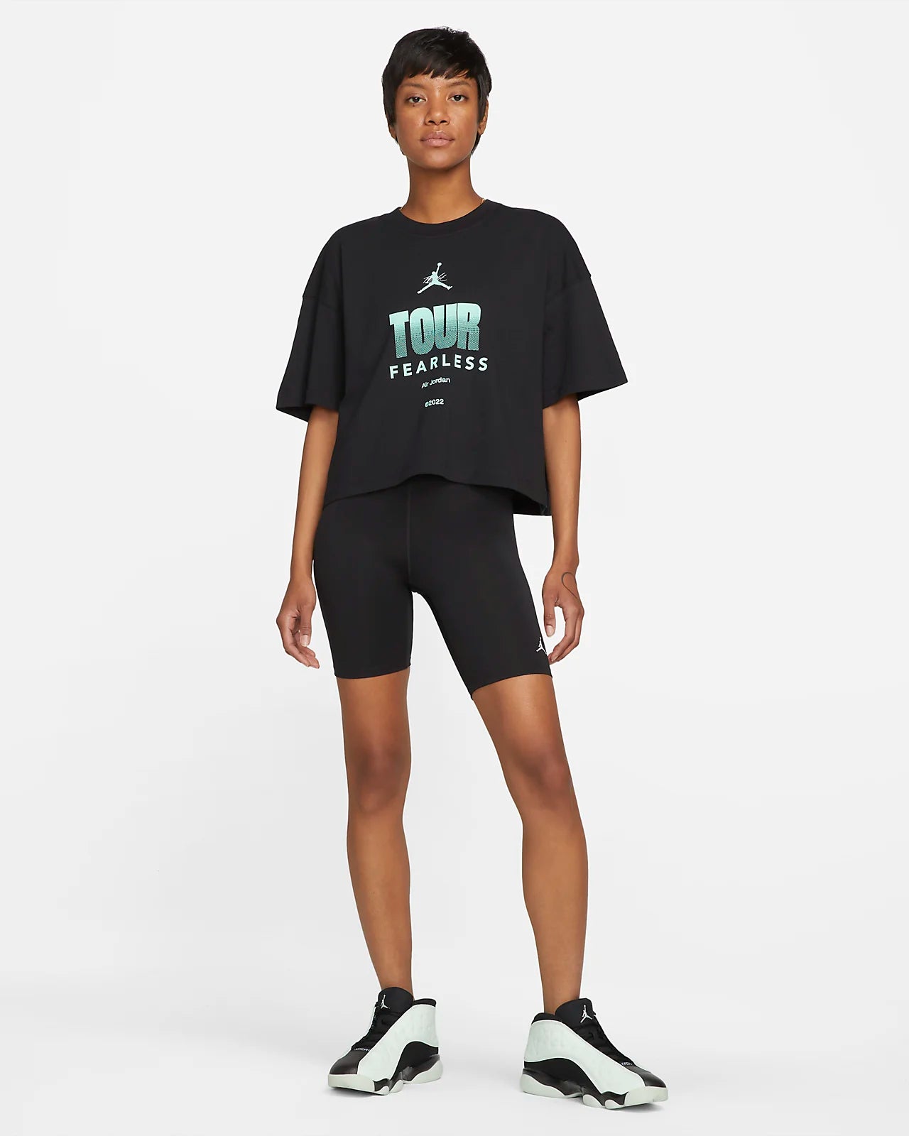 Women's Jordan Fearless SS Boxy Crew