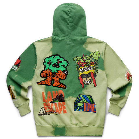 LAND ESCAPE TIE-DYE HOODIE