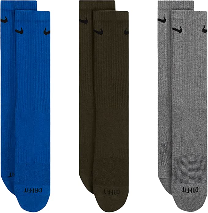 Nike Everyday Plus Cushioned Training Crew Socks (3 Pairs)