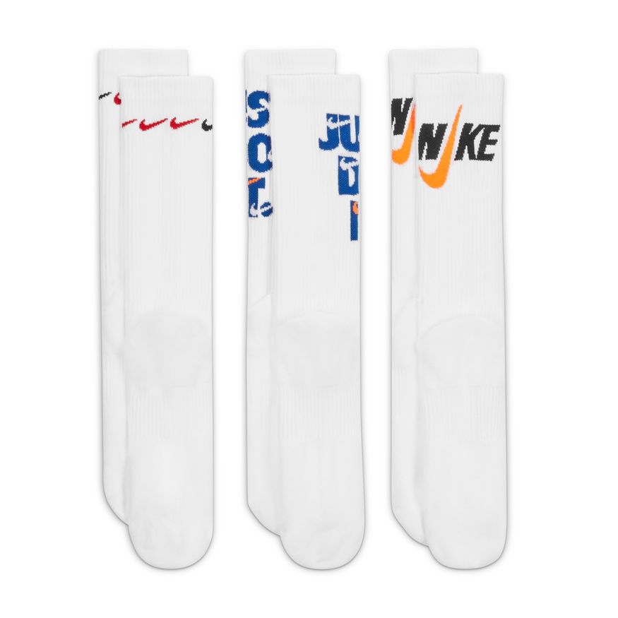 Nike Everyday Plus Cushioned Crew Socks (3 Pairs)