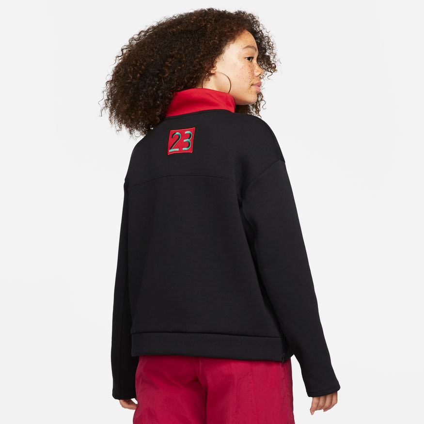 Jordan x Nina Chanel Funnel-Neck Top