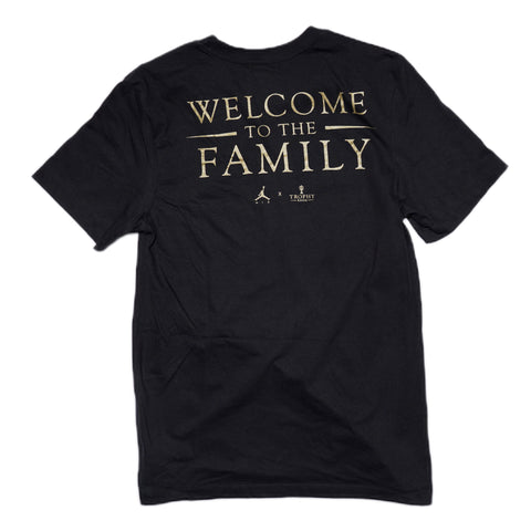Trophy Room MJ 'Welcome To The Family' Black Tee