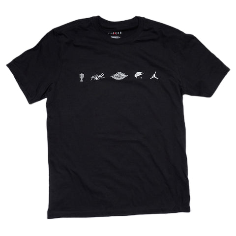 Trophy Room MJ 'Welcome To The Family' Black Tee