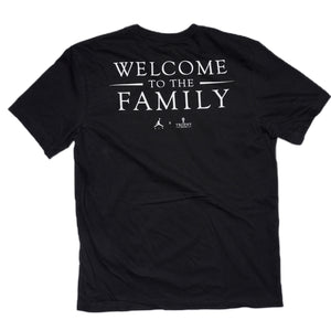 Trophy Room MJ 'Welcome To The Family' Black Tee