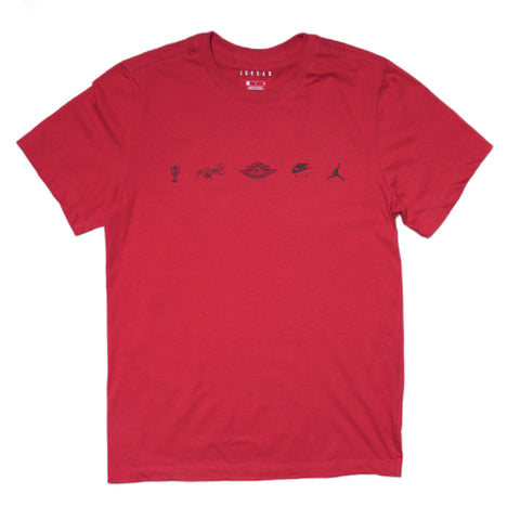 Trophy Room MJ 'Welcome To The Family' Red Tee