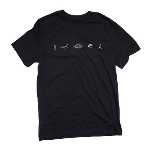 Trophy Room MJ 'Welcome To The Family' Black Tee