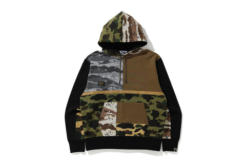 CRAZY CAMO RELAXED PULLOVER HOODIE