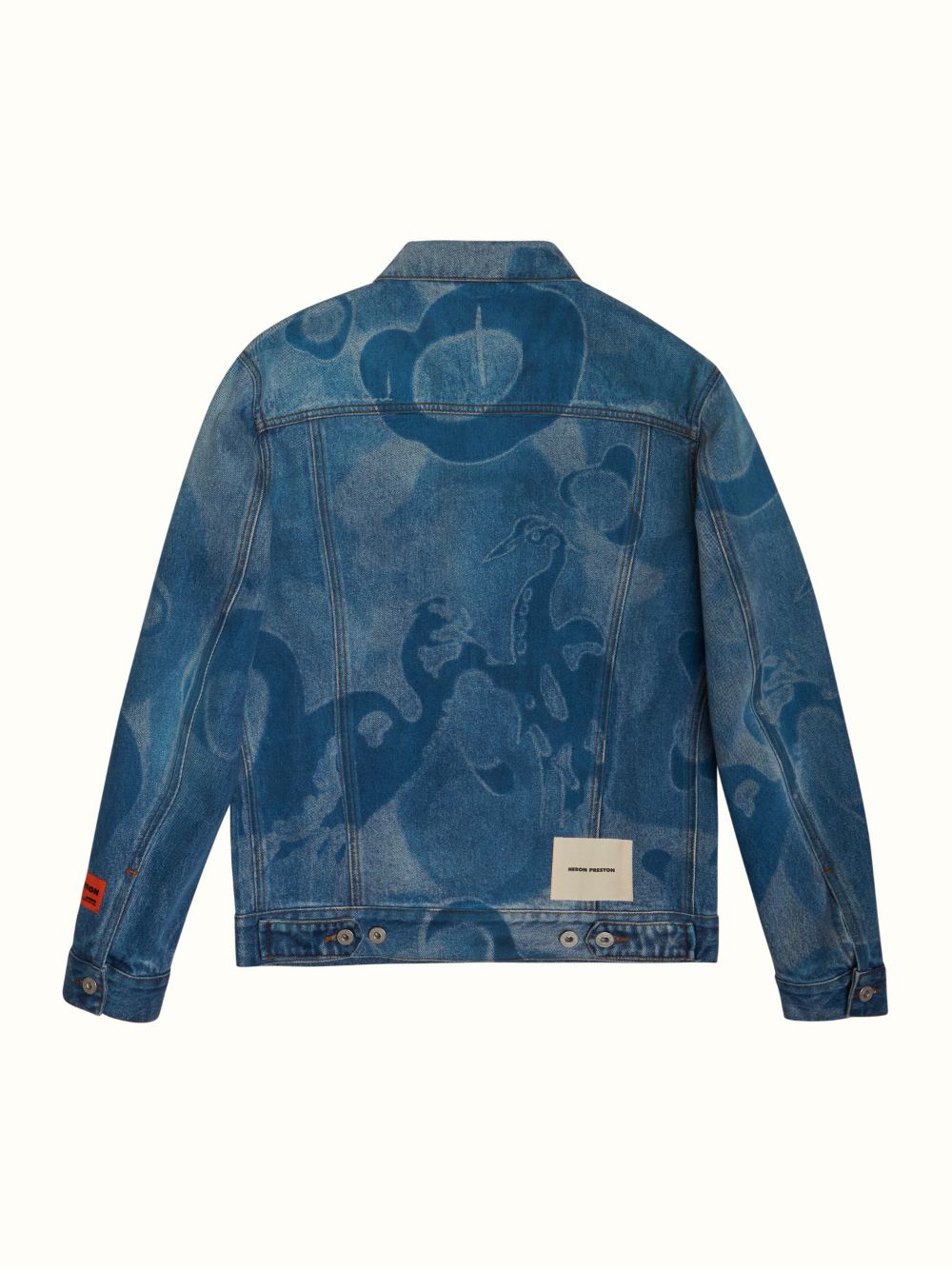HERON CAMOU REG JACKET DENIM