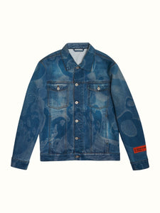 HERON CAMOU REG JACKET DENIM