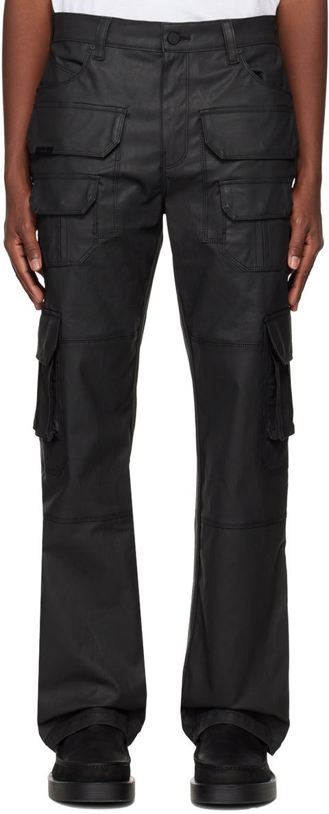 ROMAN CARGO PANTS | COATED BLACK